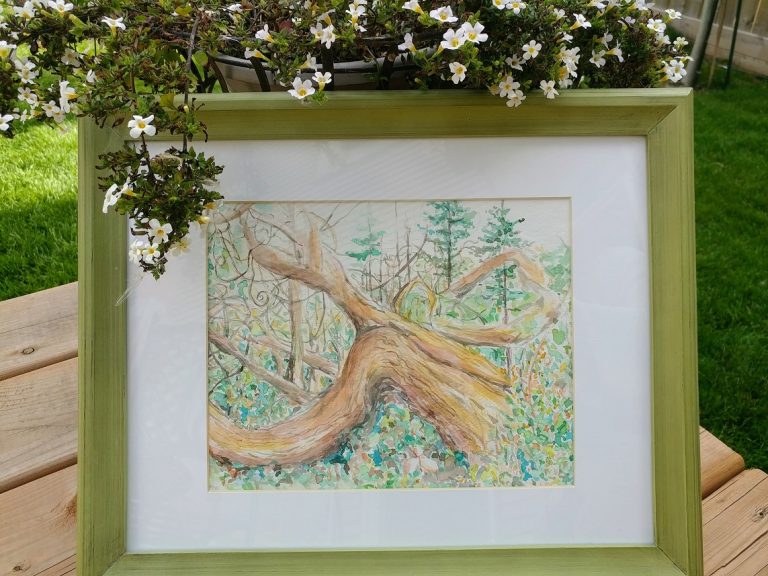 Windy Tree Painting