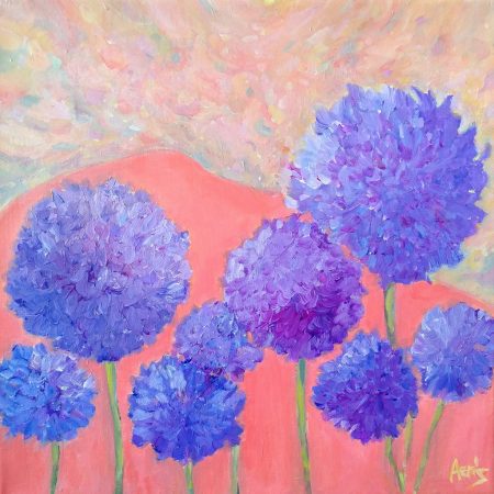 Breezy Day Acrylic Original Painting Art By Aeris Osborne