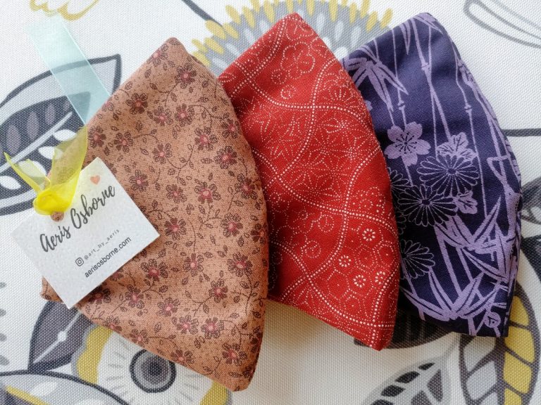 New Premium 3 Layers Japan Cotton Masks with Filter Pocket And Nose Wire
