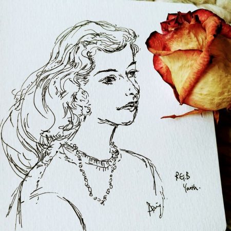 Ruth Bader Ginsburg Young Portrait