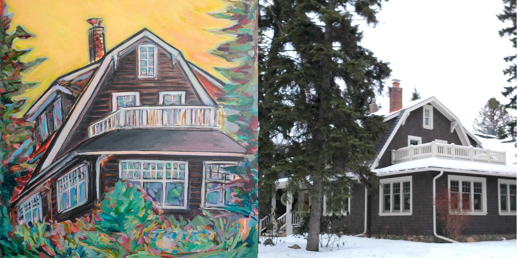 Glenora Dutch Colonial House Side By Side