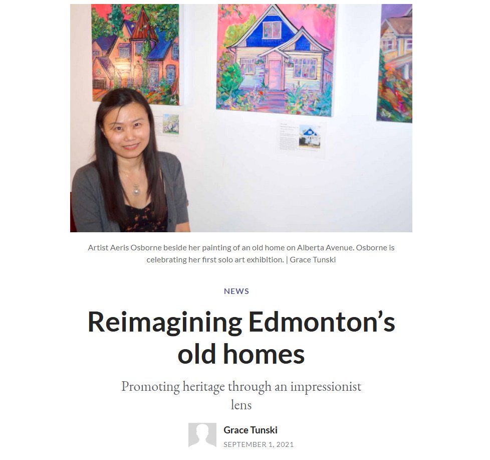 Rat Creek Press Interview Aeris Osborne About YEG Old Houses