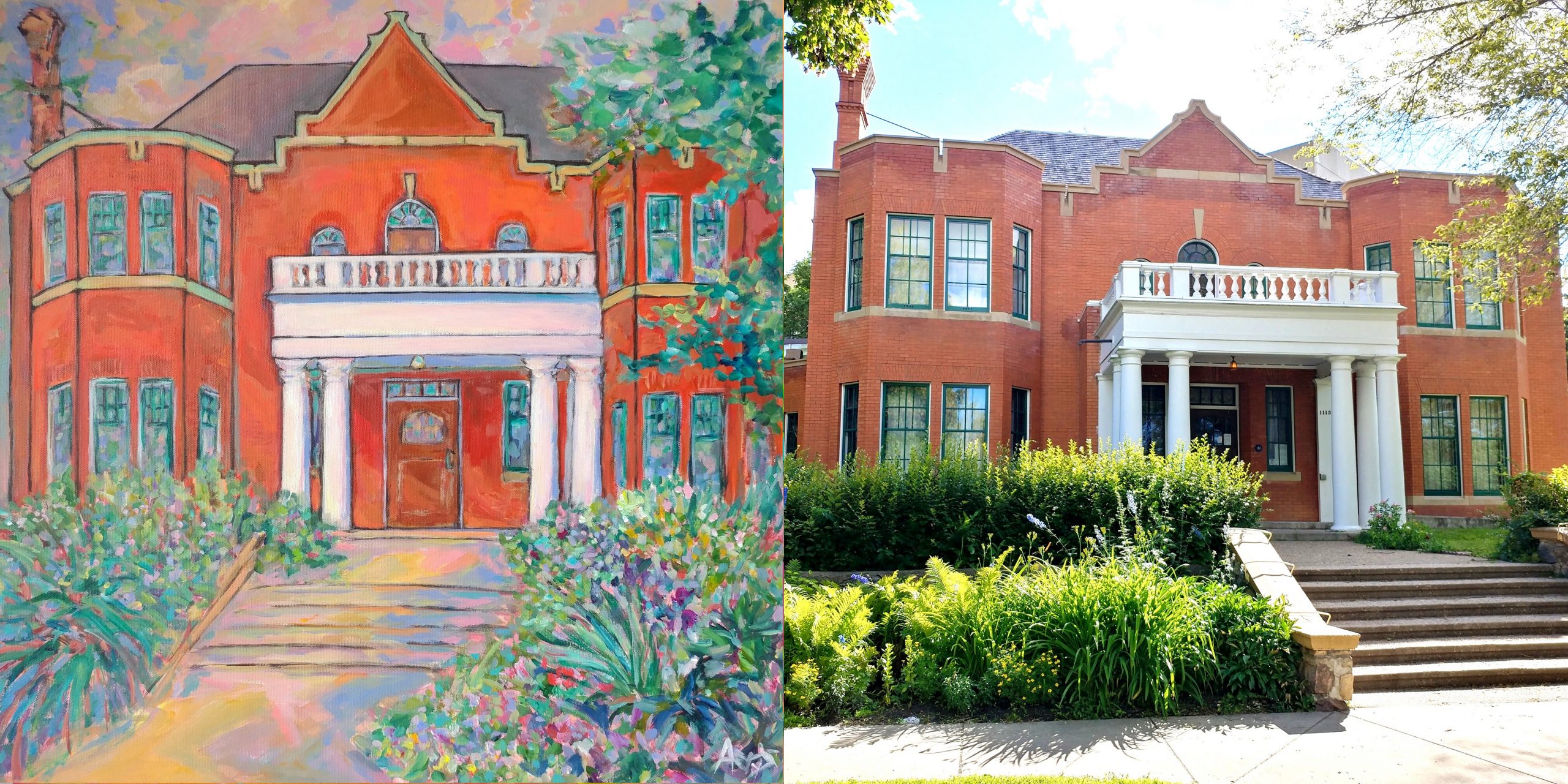 Strathcona Rutherford HousePainting By Aeris Osborne