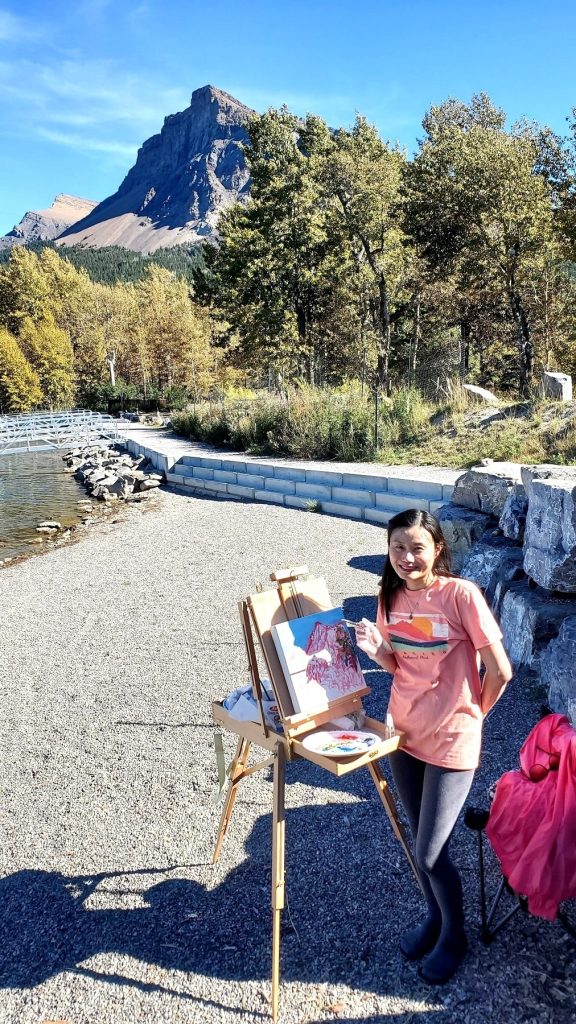 Aeris Osborne En Plein Air Alberta Table Mountain Beave Mines Lake