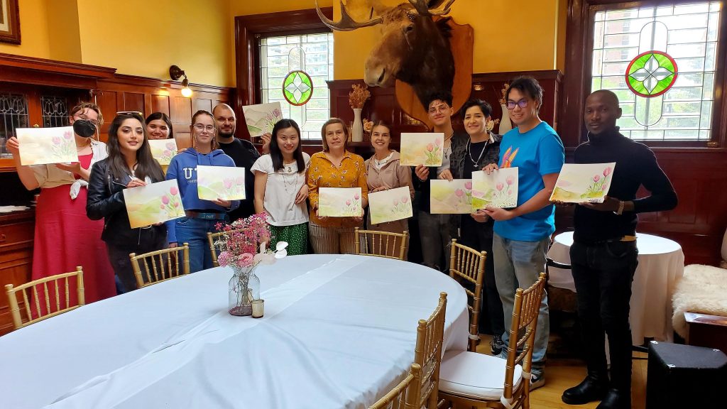 Lougheed House & Calgary Centre For Newcomers Watercolor Workshop Aeris Osborne