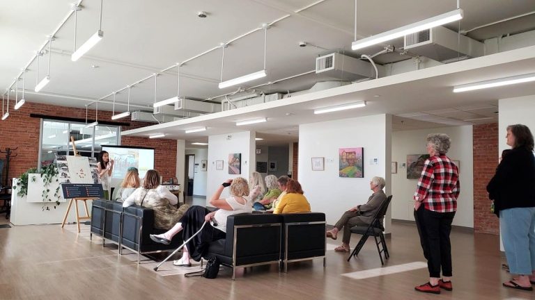 Red Deer Viewpoint Gallery Aeris Osborne Artist Talk