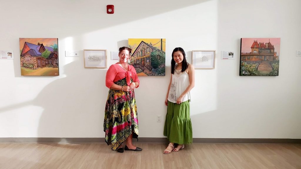 Red Deer Viewpoint Gallery Aeris Osborne Artist Talk 3