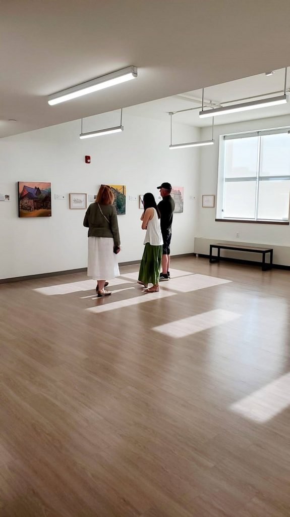 Red Deer Viewpoint Gallery Aeris Osborne Artist Talk 5