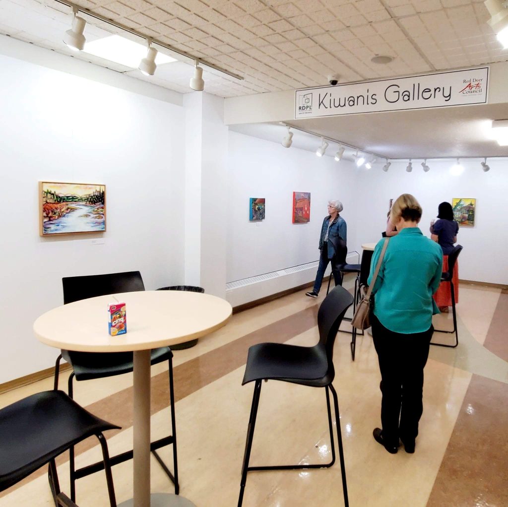 Red Deer Kiwanis Gallery Colorful Travel Journey Aeris Osborne
