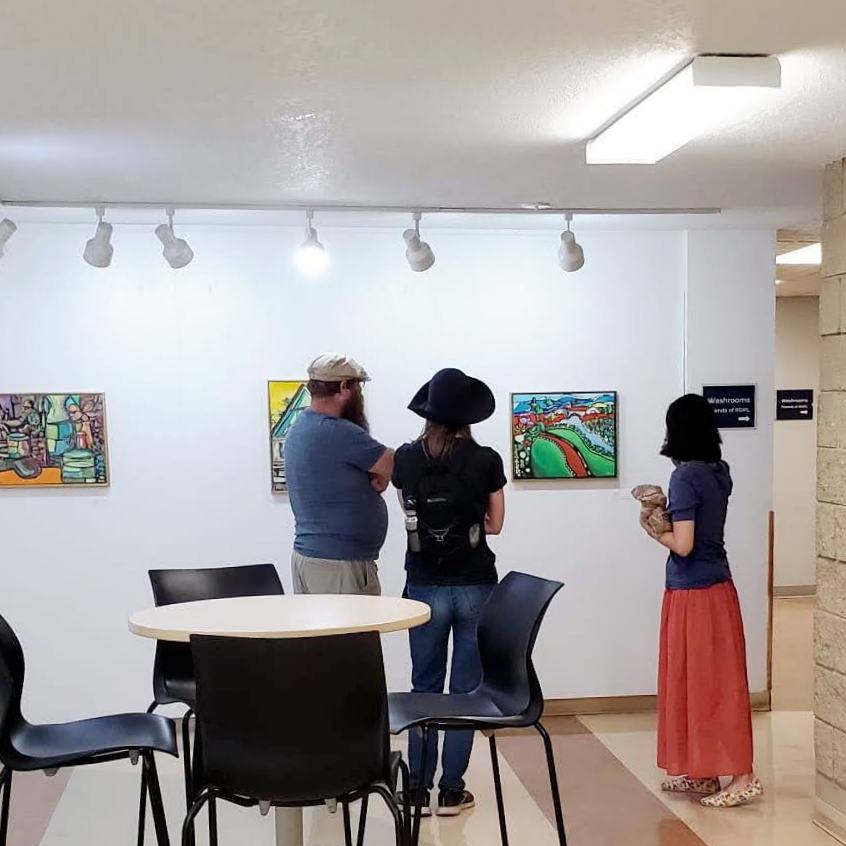 Red Deer Kiwanis Gallery Colorful Travel Journey Aeris Osborne
